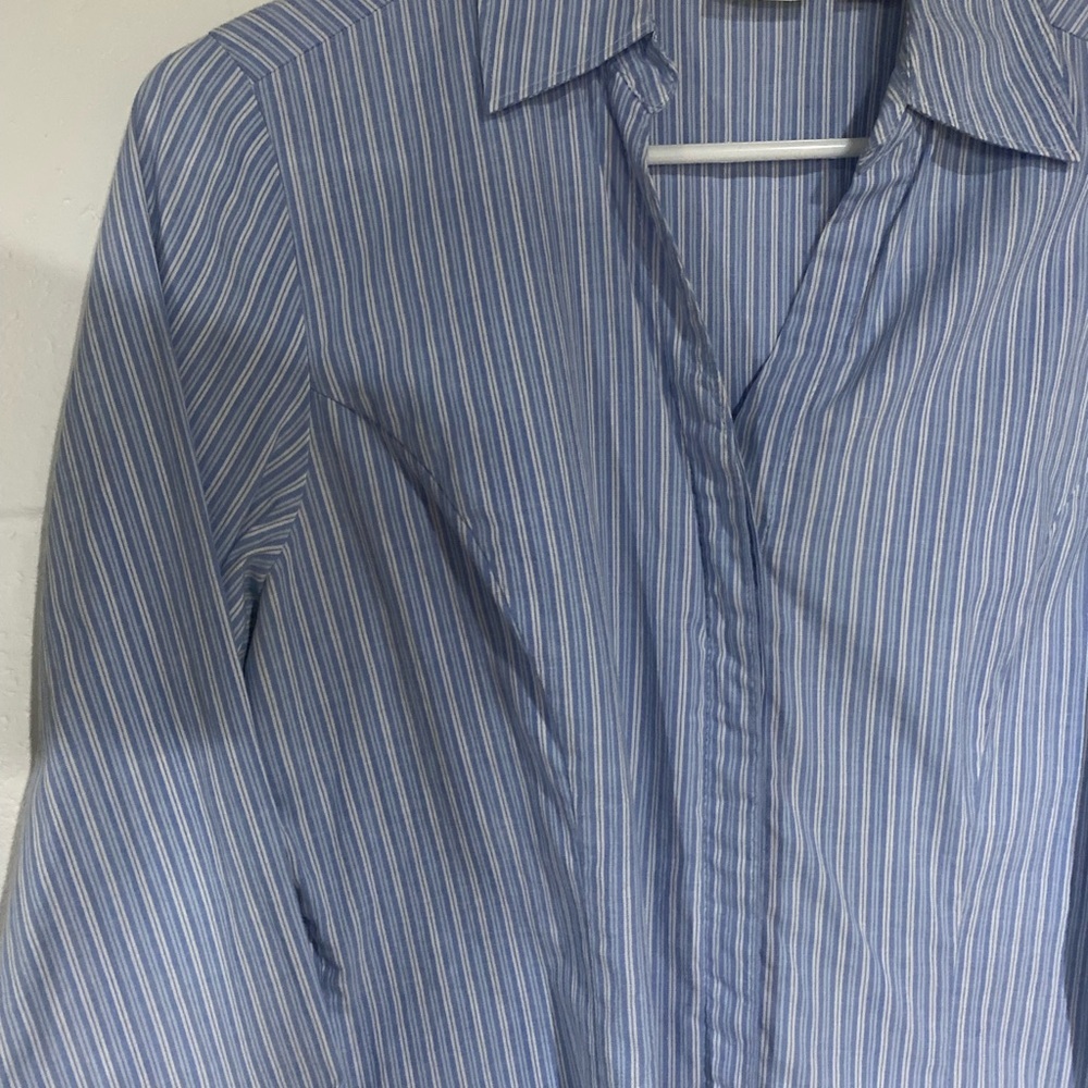 Riders lee button down blouse medium - image 2